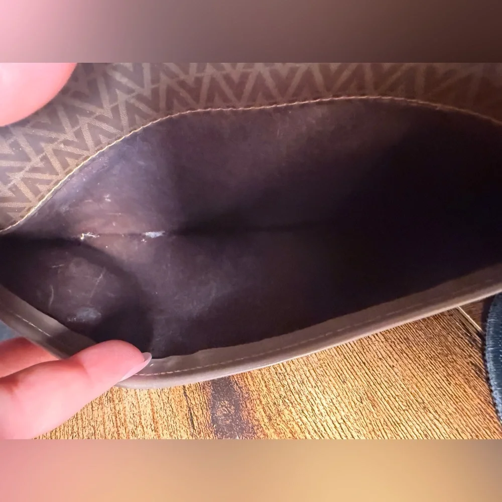 Brown Monogram Valentino Clutch - Picture 6 of 11